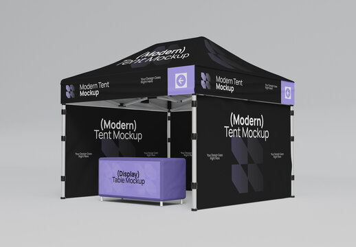 Outdoor Modern Tent Mockup
