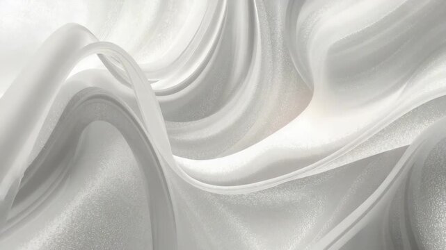 Silk fabric texture draped in soft flowing folds with subtle shimmer and elegant drape