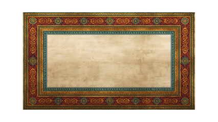 Obraz premium antique gold frame isolated