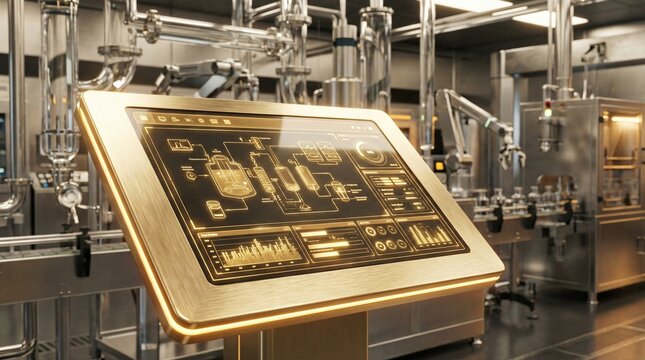 Production Process Control Panel