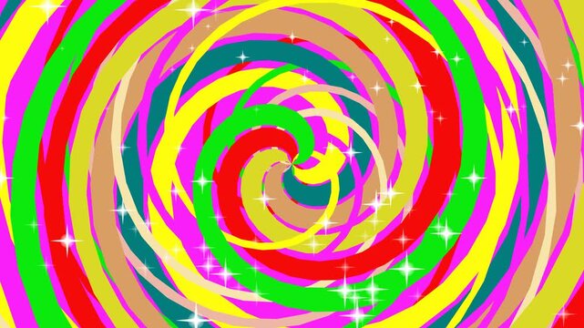 Colorful Swirling Pattern Background