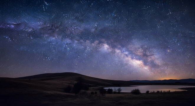 Beautiful night sky free from light pollution symbolizing benefits of reduced artificial lighting.