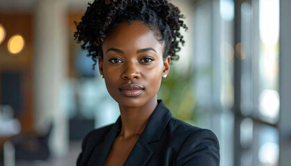 Confident CEO Portrait in Modern Office Environment