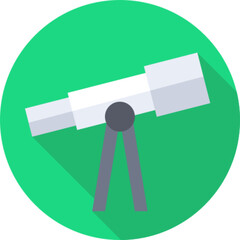 Telescope Astronomy Stargazing Icon