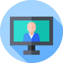 Retro Television Vintage TV Icon