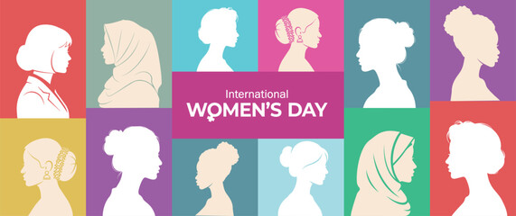 International Women's Day concept background.  GiveToGain Women Equality Day Concept. © Creative Moon