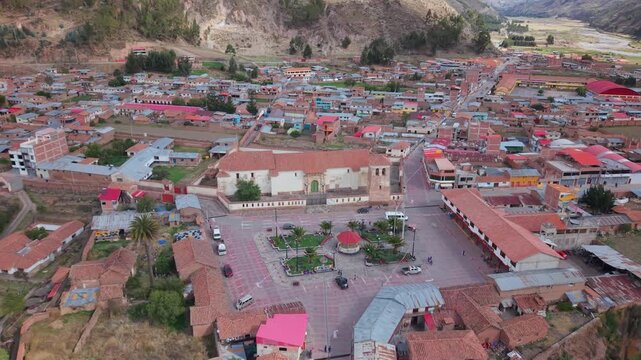 Checacupe Town Centre Andean Valley