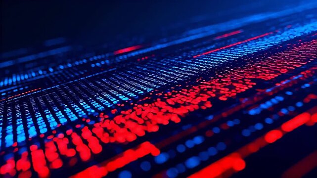 Abstract digital data pattern