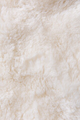 white plush fabric texture background , background pattern of soft warm material © zhikun sun