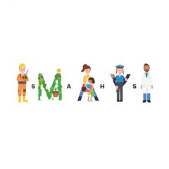 Fototapeta premium Diverse group of people representing the letters of the word smash