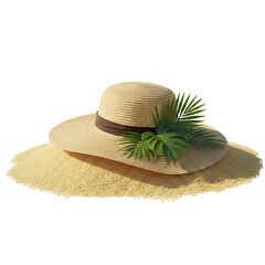 Women's summer straw sun hat