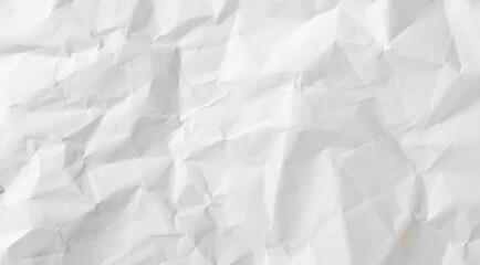 Obraz premium white crumpled paper texture background 