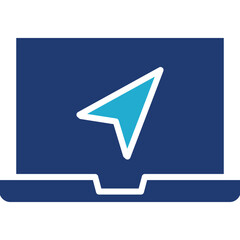 navigate laptop icon