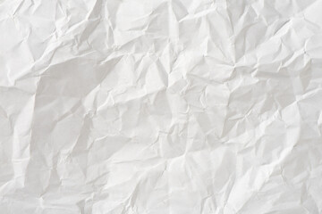 Obraz premium white crumpled paper texture background 