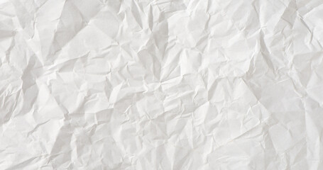 Fototapeta premium white crumpled paper texture background 