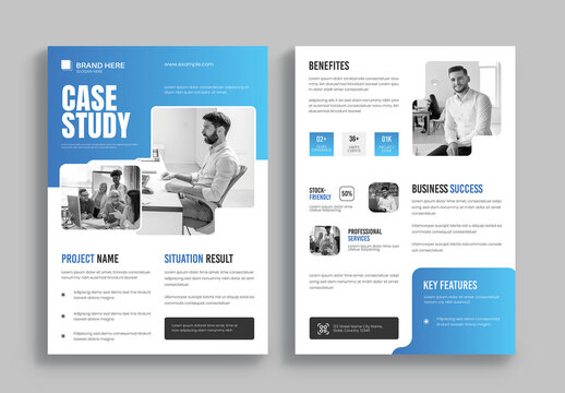Case Study Template Design