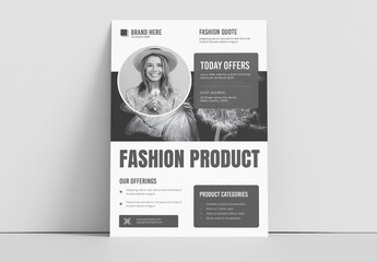 Product Flyer Template Layout