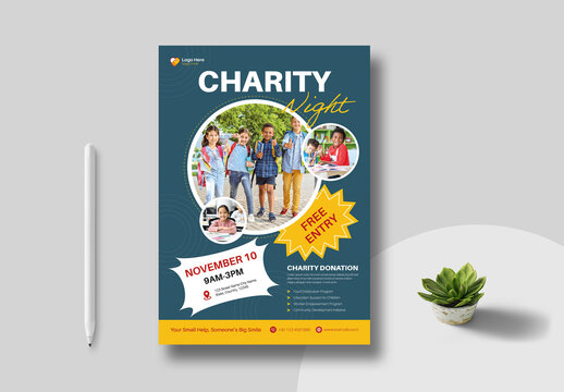 Professional Charity Event Flyer Template