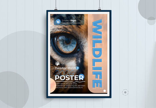 Protect Wildlife Environmental Poster Design