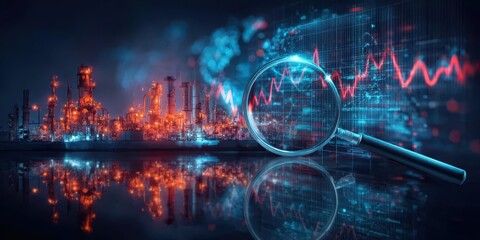 Obraz premium A comprehensive review follows detailed monitoring and inspection, incorporates analysis and evaluation, and confirms the final assessment within the report