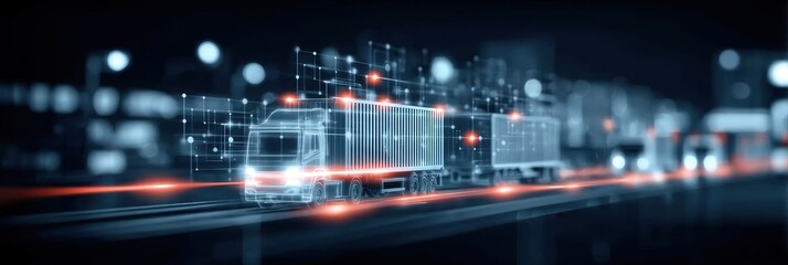 Fototapeta premium The supply chain is visible in this warehouse where distribution and logistic planning lead to seamless shipping and home delivery.