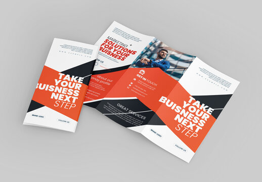 Corporate Tri Fold Brochure Template for Business Marketing