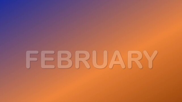 business word cloud name of the months