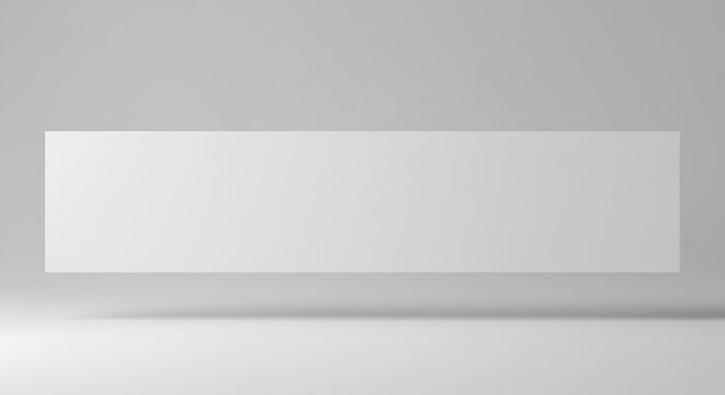 Minimalist 3D Render: Subtle Light, Floating Plane