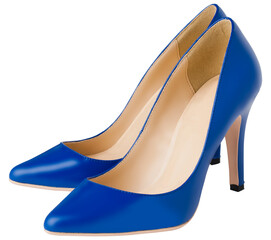 青いハイヒール