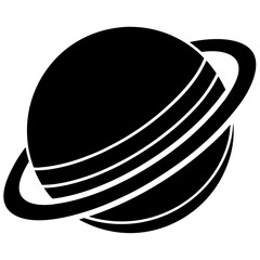 Saturn planet illustration © Tanusree