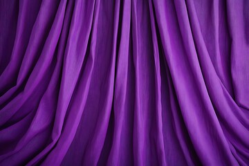 Obraz premium An elegant purple curtain textured beautifully as a backdrop, adding a touch of sophistication and depth to casual or formal settings.