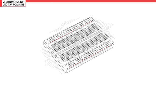 Electronic Breadboard Circuit Prototyping Board for DIY Projects and Electronics Education