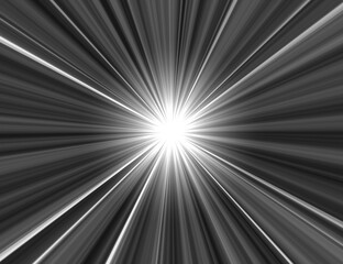 放射状に光る集中線の背景イラスト