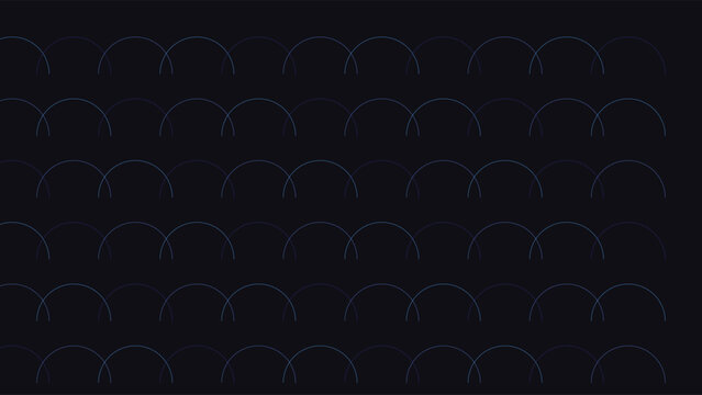 Art Deco inspired 1920s geometric pattern with repeating arches in elegant monochromatic design, set against a dark background