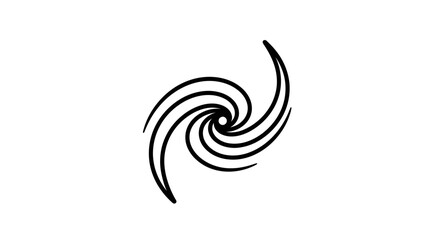 Fototapeta premium Abstract Swirling Galaxy Spiral Shape