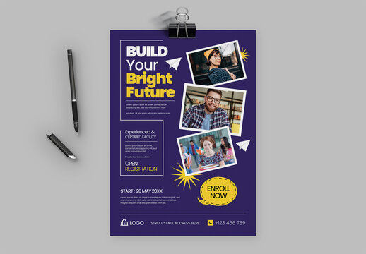 Creative Education Workshop Flyer Template