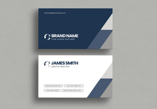 Minimal Corporate Business Card Template