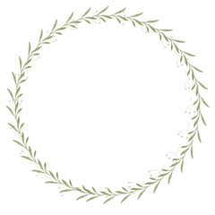 Obraz premium Hand drawn floral frames with flowers. Wreath. Elegant logo template. Vector illustration for labels, branding business identity, wedding invitation