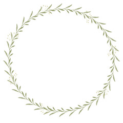 Obraz premium Hand drawn floral frames with flowers. Wreath. Elegant logo template. Vector illustration for labels, branding business identity, wedding invitation