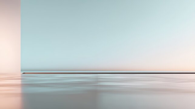 Minimalist Reflection - Horizontal Surface