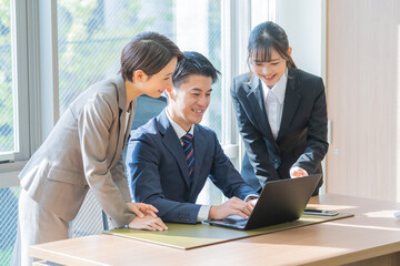 チームワーク・協力・ビジネス