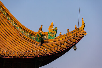 Jingci Temple Golden Roof - Hangzhou, China