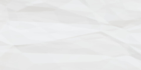 Obraz premium White crumpled paper background with a textured, wrinkled style. The background is predominantly white, adding a layered white effect. Paper texture background vector.