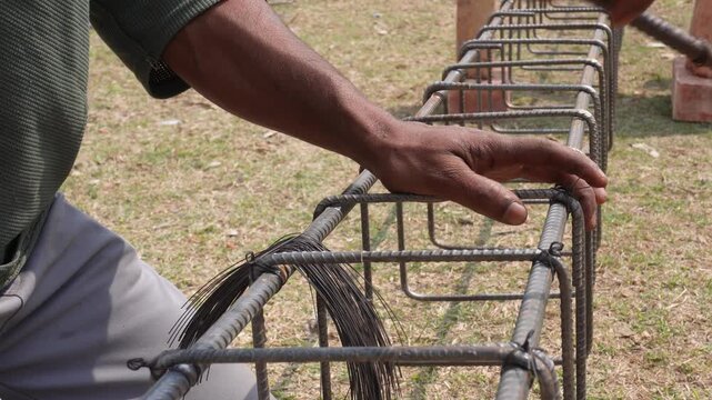 Rebar Steel Assembled Tied Wire Construction Binding