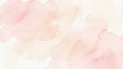 Fototapeta premium Watercolor Background | abstract pink background with clouds