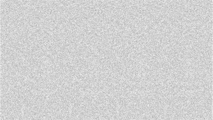 Fototapeta premium Abstract grey vector background with subtle grainy noise texture for retro design overlays. Grunge dust and scratches effect on white surface. Old film static tv screen pattern.