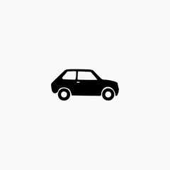 Obraz premium Modern car silhouette in sleek design for automotive concepts