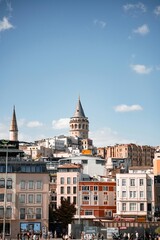 Fototapeta premium galata tower istanbul turkey