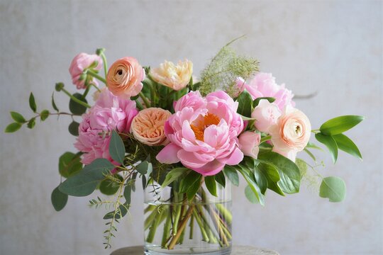 bouquet of roses in a vase