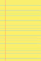 Naklejka premium Yellow legal pad pages with grid designs